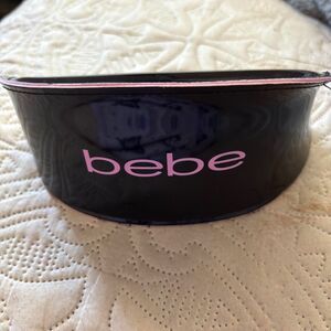 Authentic bebe  Black/ Pink Sunglass Eyeglass Case
